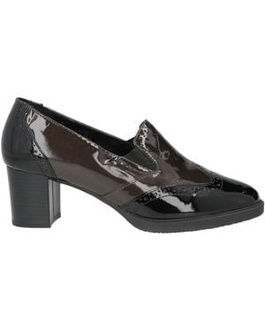 Cinzia Soft Military Loafers Leather - Black