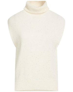Siste's Ivory Turtleneck Polyamide, Virgin Wool, Alpaca Wool - White