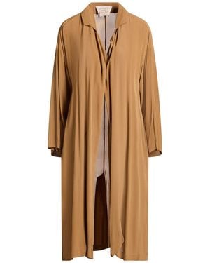 ALESSIA SANTI Camel Overcoat & Trench Coat Viscose - Brown