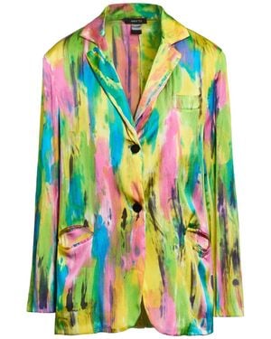 Avant Toi Blazer Silk, Elastane - Green