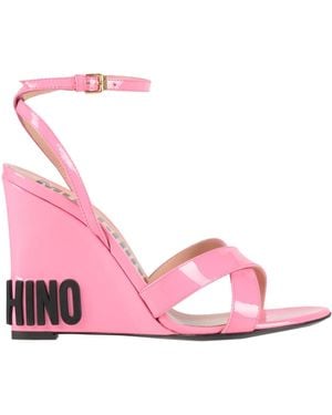 Moschino Couture Sandals Leather - Pink