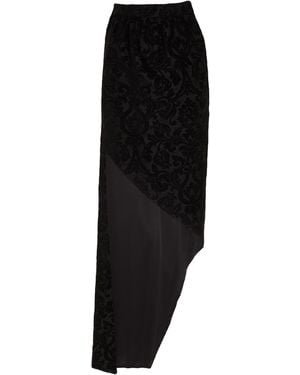 Sportmax Maxi Skirt Acrylic, Acetate, Polyester - Black