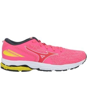 Mizuno Fuchsia Sneakers Textile Fibers - Pink