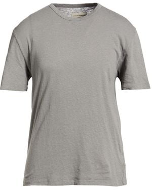 Officine Generale T-Shirt Cotton, Linen - Grey