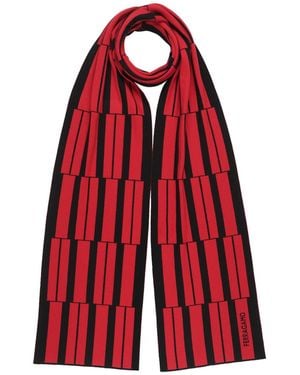 Ferragamo Scarf Wool, Cashmere - Red