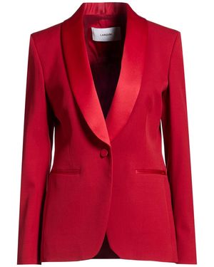 Lardini Blazer Virgin Wool, Elastane - Red
