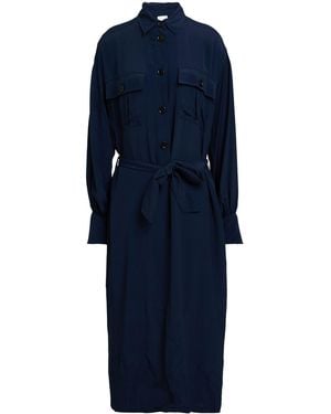 Aspesi Midi Dress Acetate, Silk - Blue