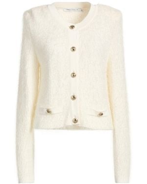 SIMONA CORSELLINI Jacket Polyamide, Wool, Acrylic - White