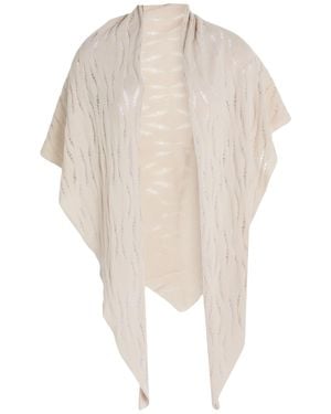 Le Tricot Perugia Scarf Virgin Wool - White