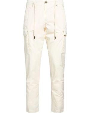 Myths Cream Trousers Cotton, Elastane - Natural