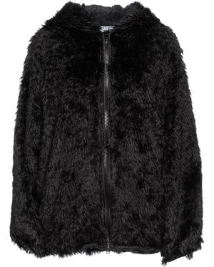 Grifoni Shearling- & Kunstfell - Schwarz