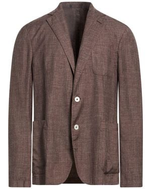 The Gigi Blazer Silk, Cashmere, Linen - Brown