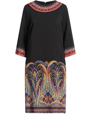 Etro Midi Dress Viscose, Elastane - Black