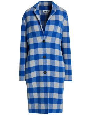 ANNIE PARIS Coat Virgin Wool, Polyamide - Blue
