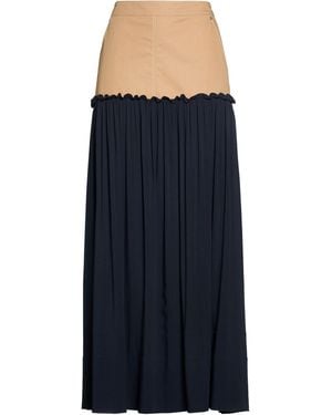 Moschino Maxi Skirt Cotton, Viscose - Blue
