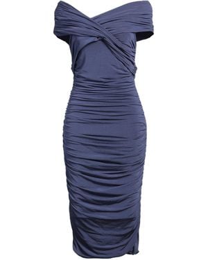 Giorgio Armani Midi-Kleid - Blau