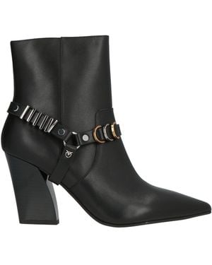 Pinko Botines De Caña Alta - Negro