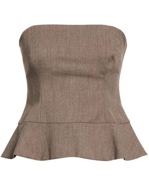 Beaufille Top - Marrón