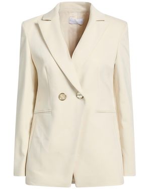 Diana Gallesi Blazer Cotton, Polyester, Elastane - Natural