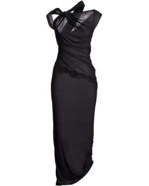 Vaillant Midi Dress Polyamide, Lycra - Black