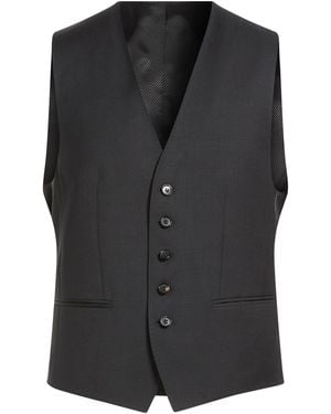 BOSS Tailored Vest Virgin Wool - Black