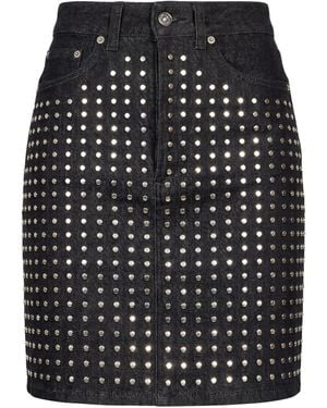 Dondup Denim Skirt Cotton, Elastane - Black