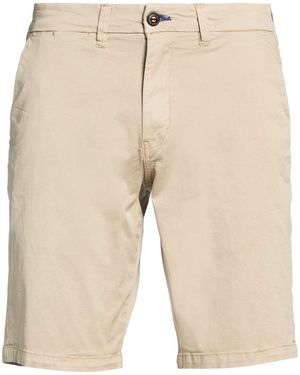 Impure Khaki Shorts & Bermuda Shorts Cotton, Elastane - Natural