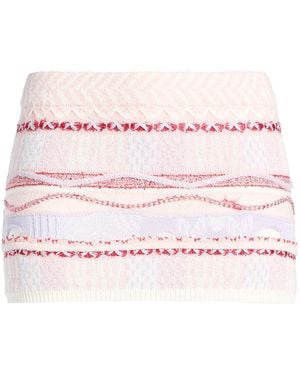 Laneus Mini Skirts - Pink