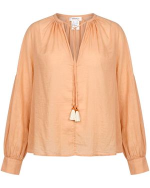 Ottod'Ame Apricot Top Cotton, Silk - Natural