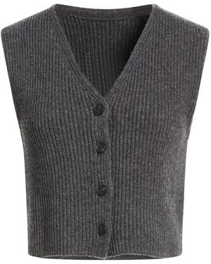 Low Classic Strickjacke - Schwarz
