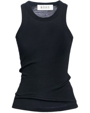 Rohe Tank Top Merino Wool - Black