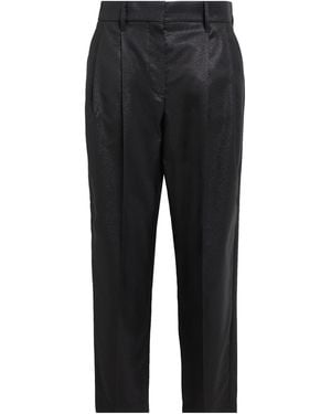 Brunello Cucinelli Pants Virgin Wool, Viscose, Polyester - Black