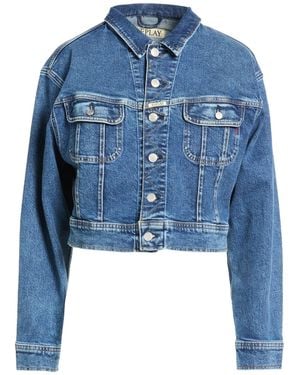 Replay Denim Outerwear Cotton, Elastane - Blue