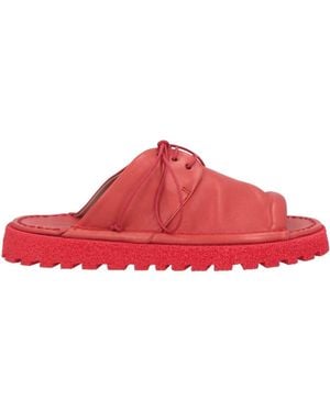 Marsèll Sandals Leather - Red