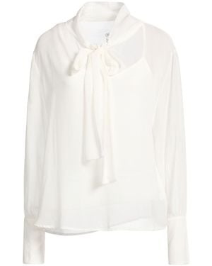 Gaelle Paris Top Polyester, Elastane - White