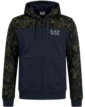 Emporio Armani Midnight Sweatshirt Cotton, Polyester - Blue