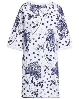 Alpha Studio Mini Dress Cotton, Elastane - Blue