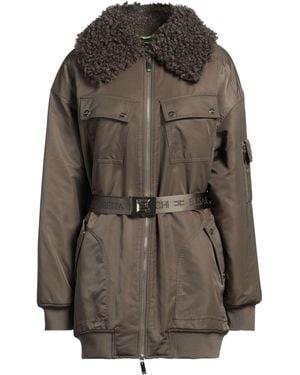 Elisabetta Franchi Military Jacket Polyamide, Polyester, Elastane - Gray