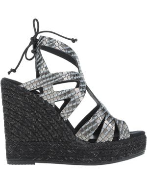 Kanna Espadrilles Leather - Black