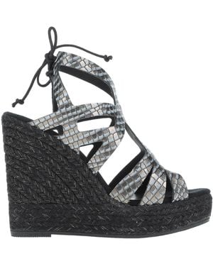 Kanna Espadrilles Leather - Black