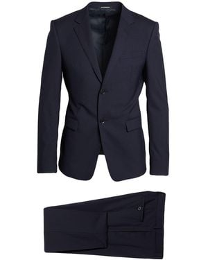Emporio Armani Midnight Suit Virgin Wool, Elastane - Blue