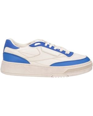 Reebok Ivory Trainers Leather, Textile Fibres - Blue