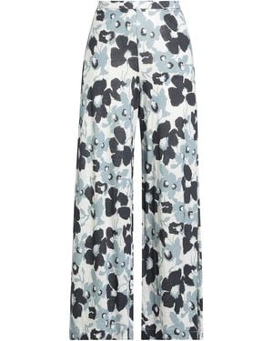 Majestic Filatures Slate Trousers Cotton, Linen - White