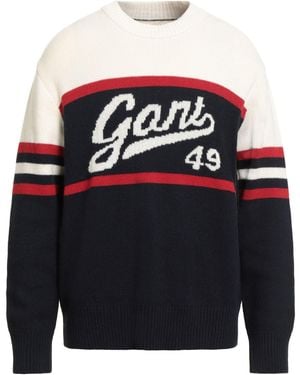 GANT Jumper Cotton, Wool - Blue