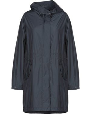 Moorer Overcoats & Trench Coats - Blue