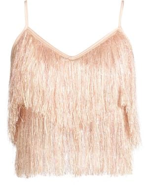SIMONA CORSELLINI Party Edition Top Polyester, Elastane - Pink