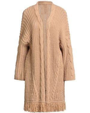 MILVA MI Camel Cardigan Viscose, Wool, Alpaca Wool - Natural