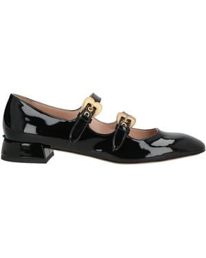 A.Bocca Ballet Flats Synthetic Material - Black
