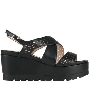Luciano Barachini Sandals Leather - Black