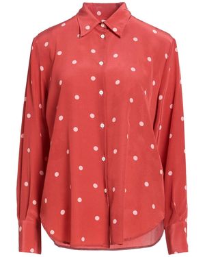Massimo Alba Shirt Silk - Red